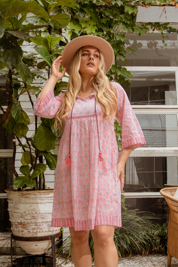Pink Meadow St Bath Dress - Pink