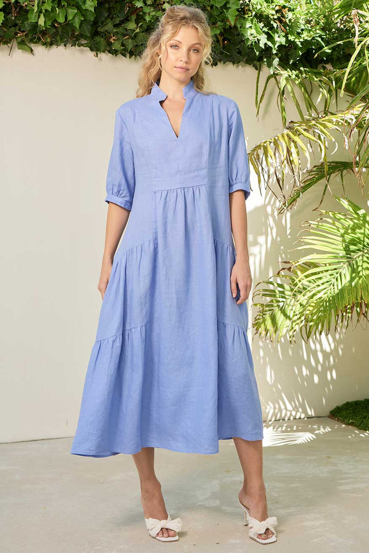 Aveline Dress - Cornflower