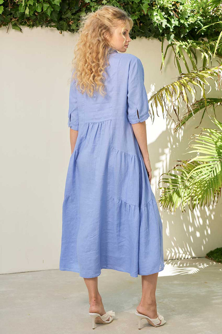 Aveline Dress - Cornflower