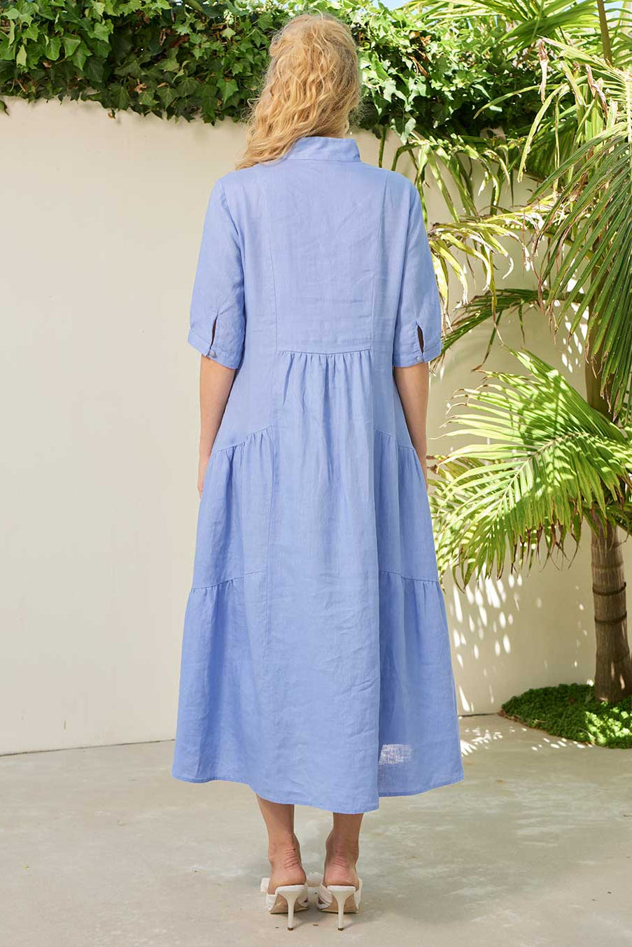 Aveline Dress - Cornflower