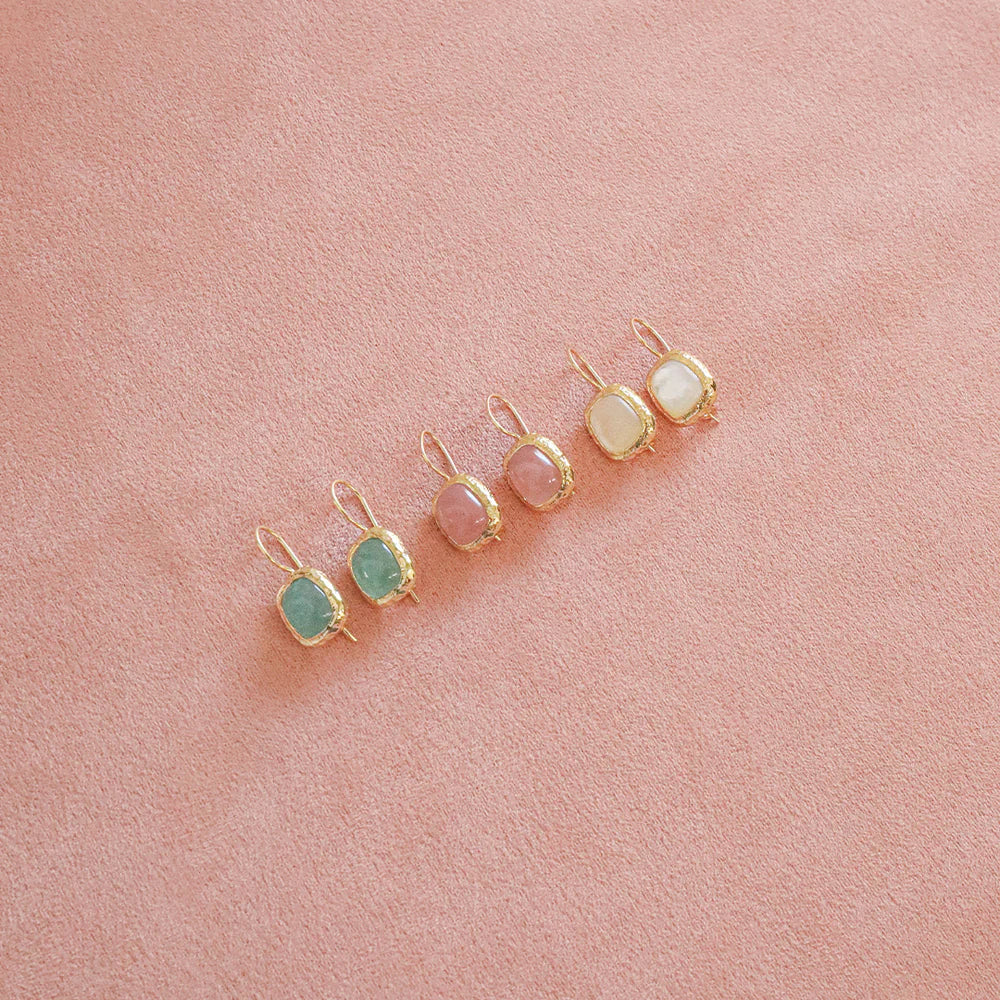 Muse Earrings - White