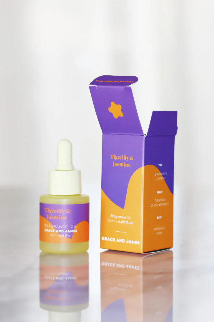 Felt Air Freshener Refill - Tigerlily & Jasmine