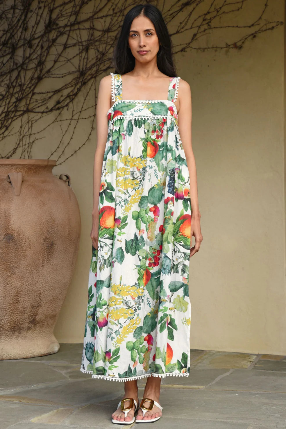 Full Slip Ahead Dress - Fruit