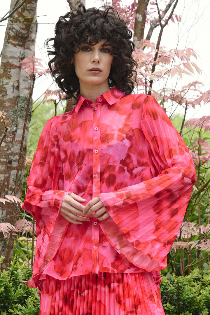 Made You Look Shirt - Pink/Red