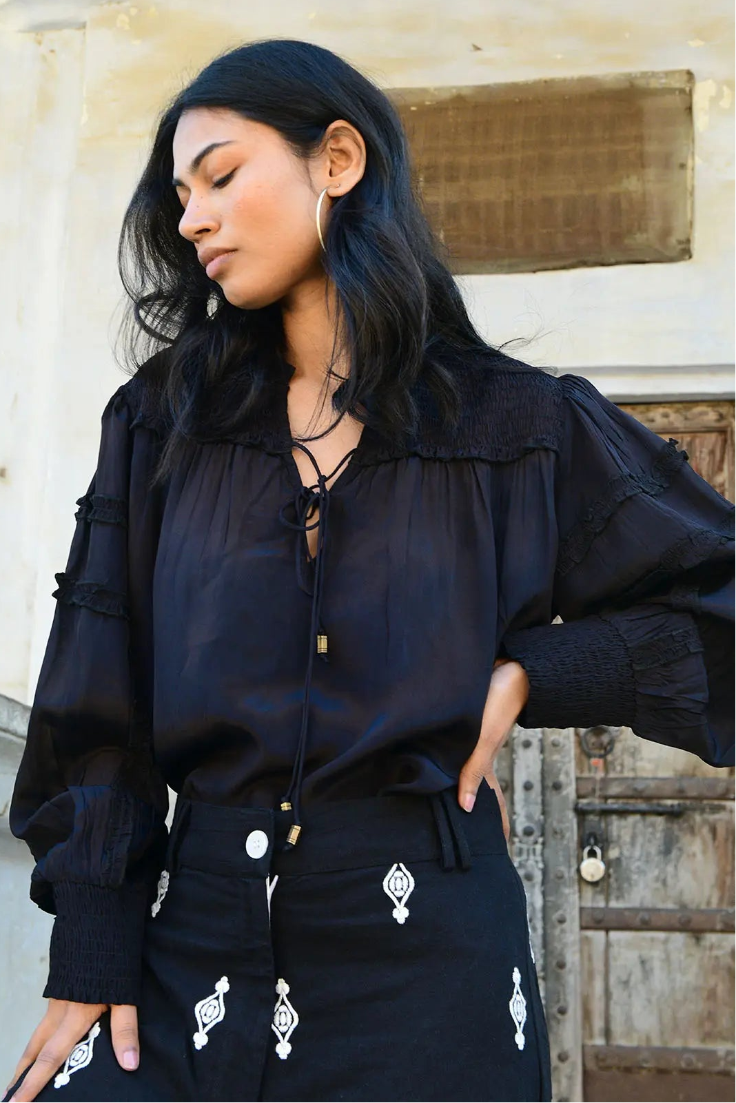 Luna Blouse - Black