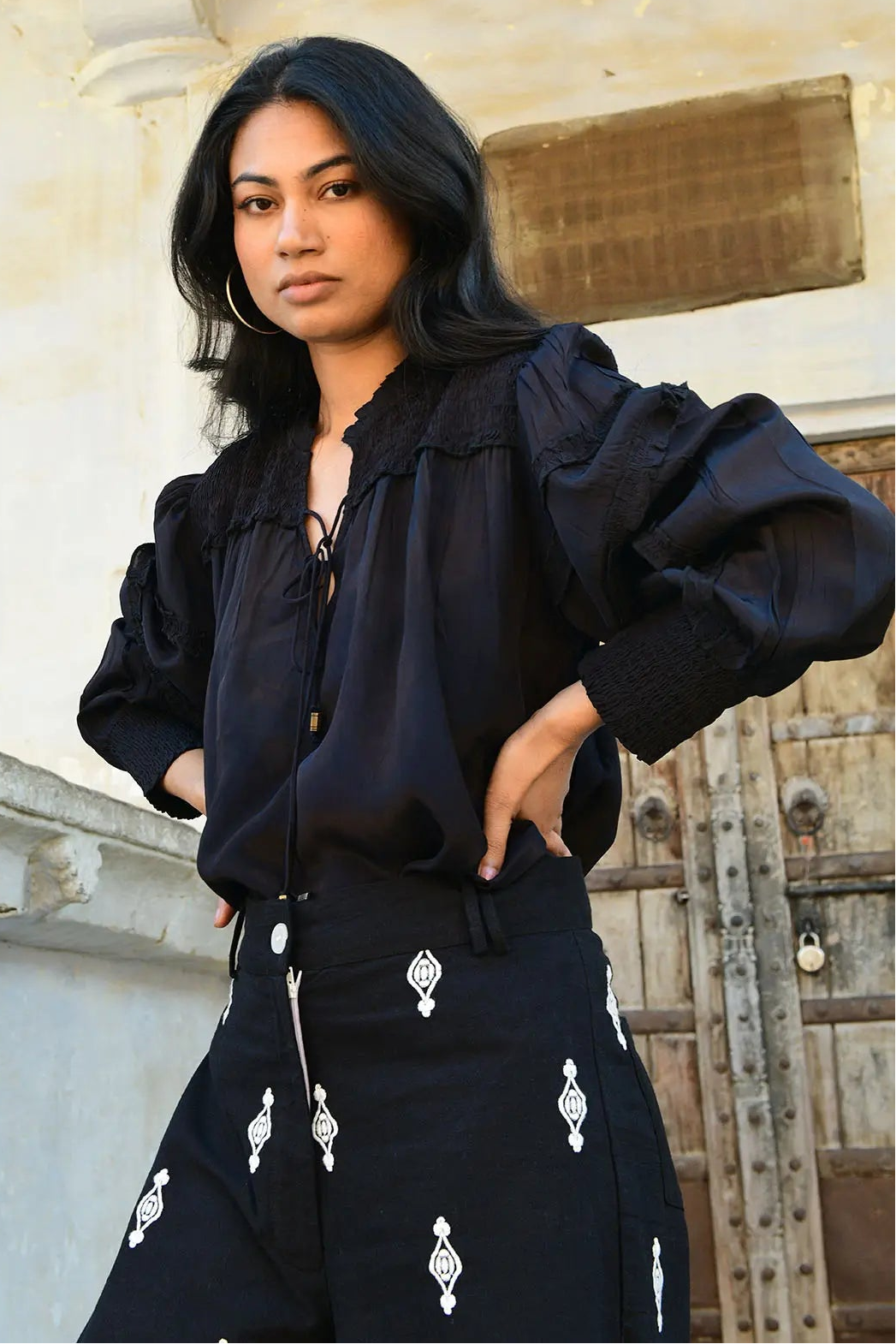 Luna Blouse - Black
