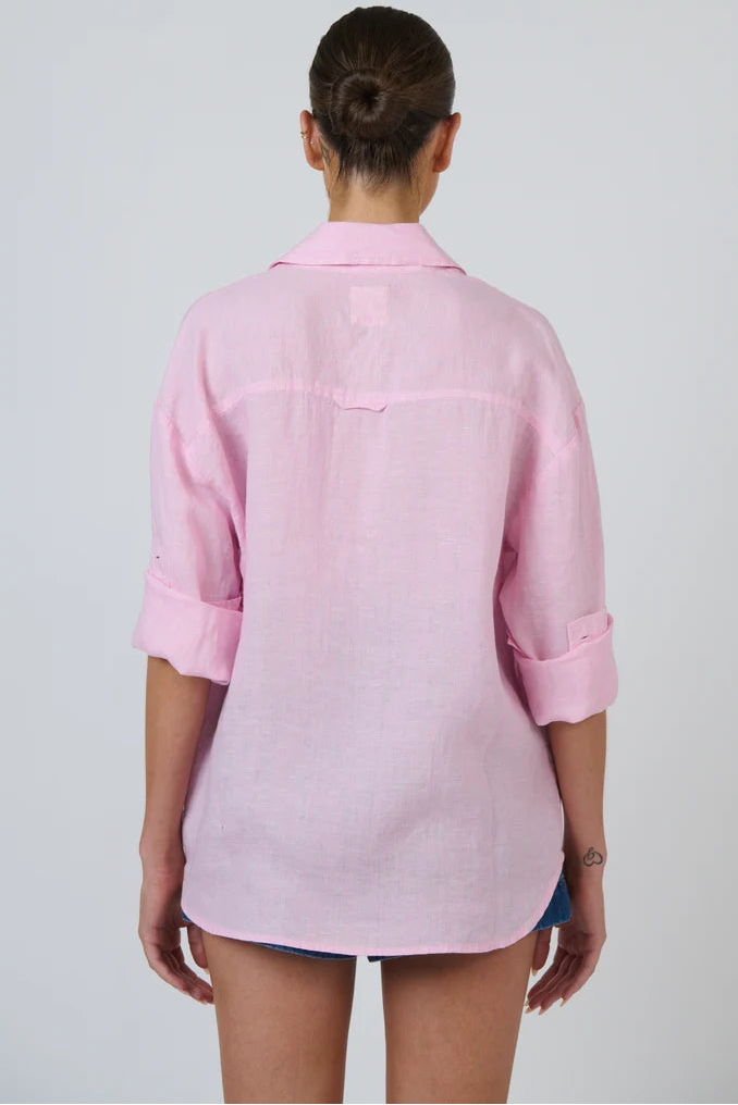 Linen Shirt ENVL-160 - Bonbon