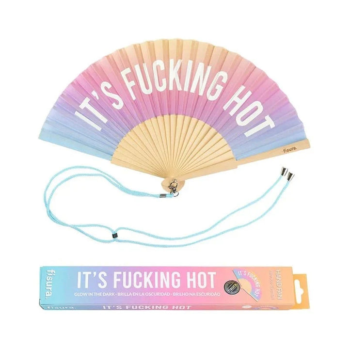 Glow in the Dark Hand Fan - Fucking Hot