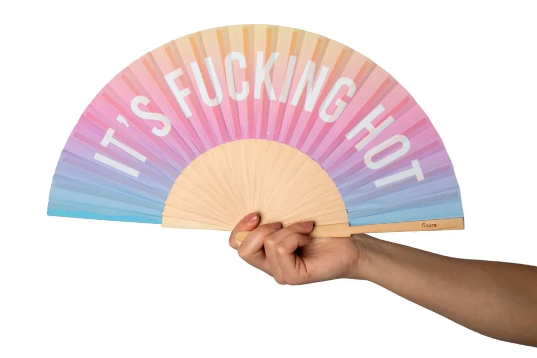 Glow in the Dark Hand Fan - Fucking Hot