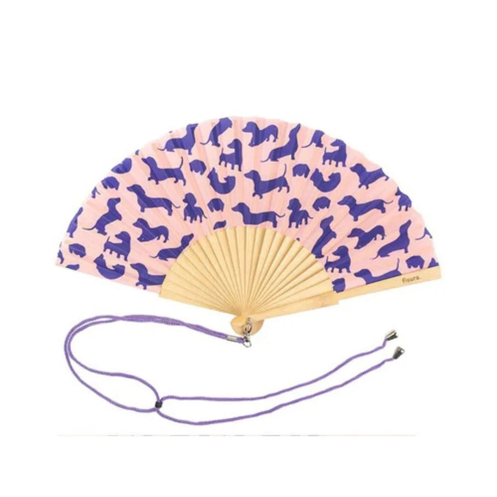 Hand Fan w/Gift Box - Sausage Dog
