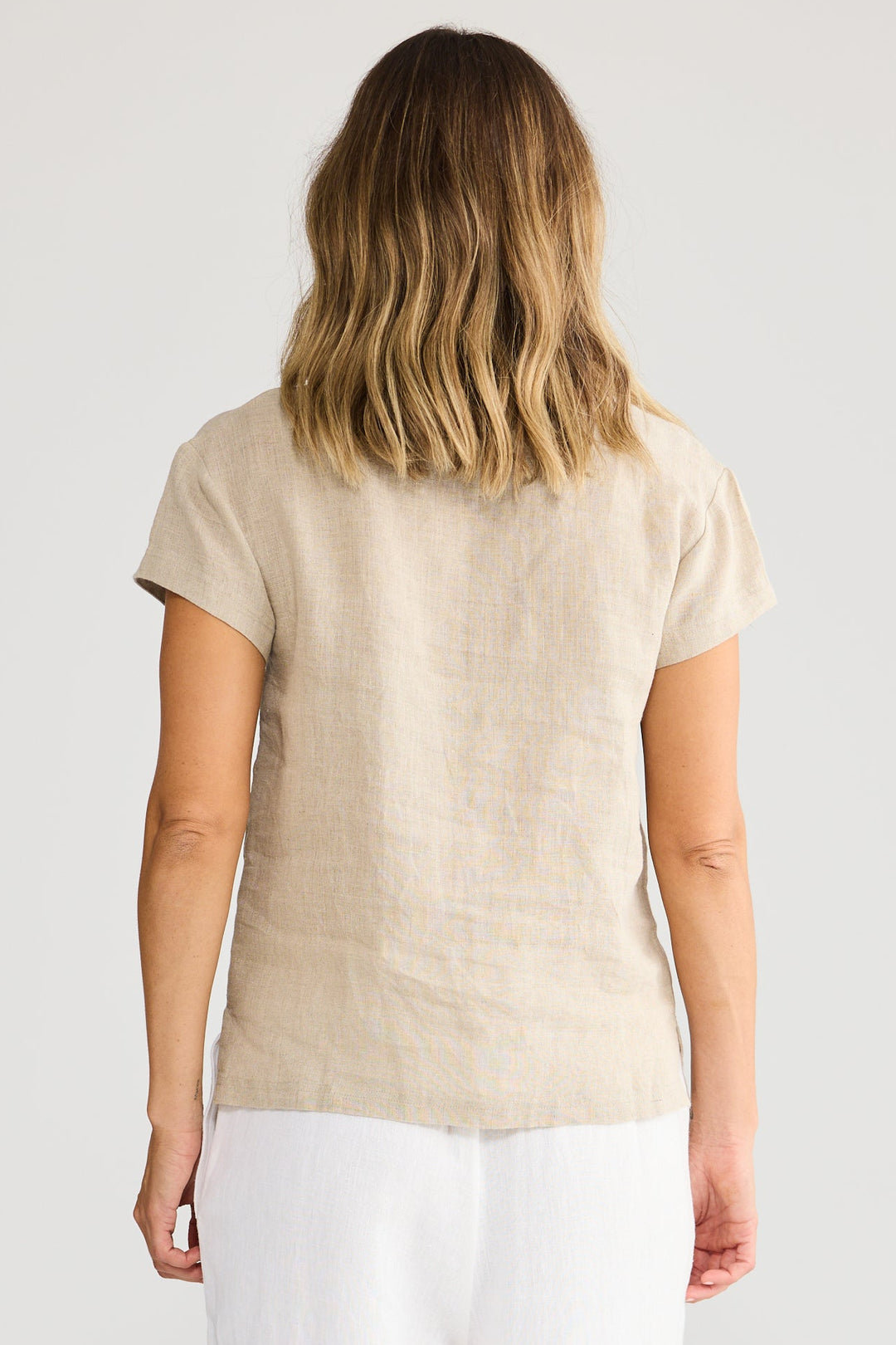 Captain Tee - Natural Linen