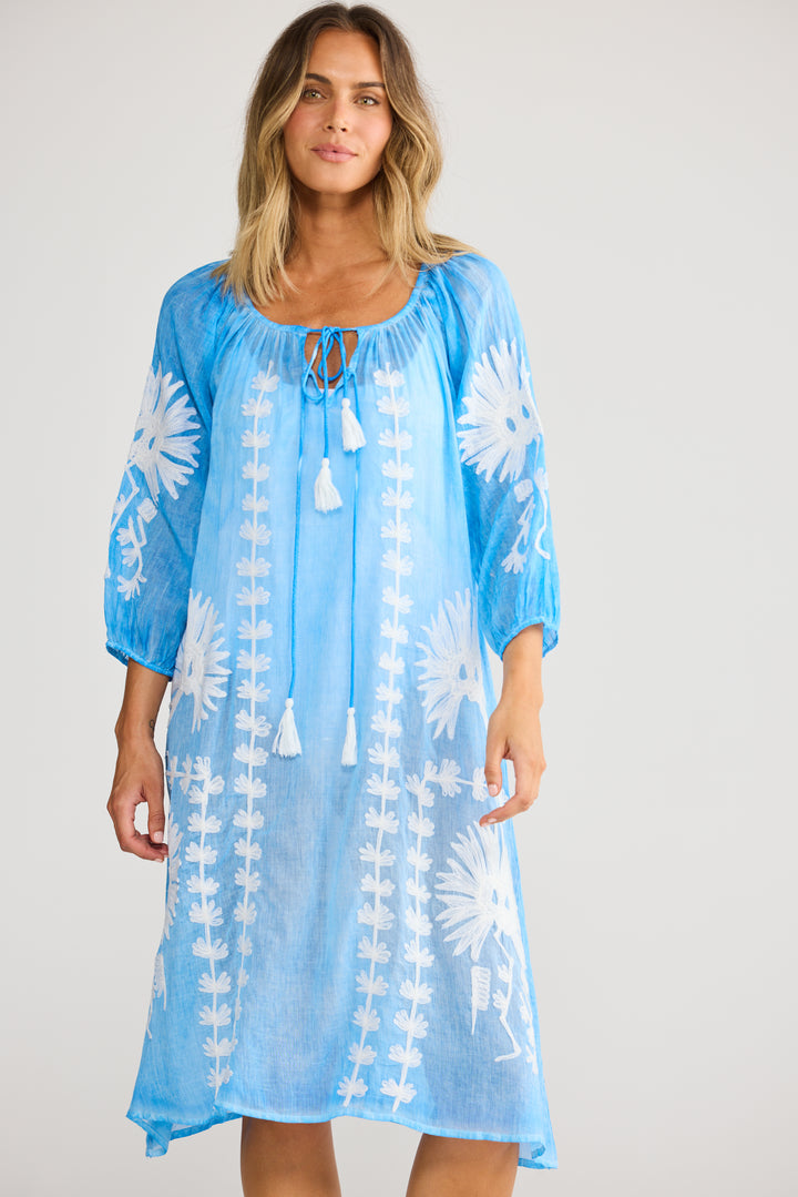 Aloha Dress - Blue