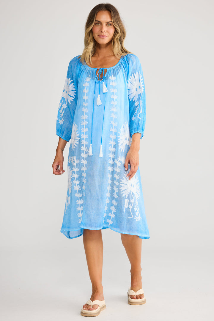 Aloha Dress - Blue