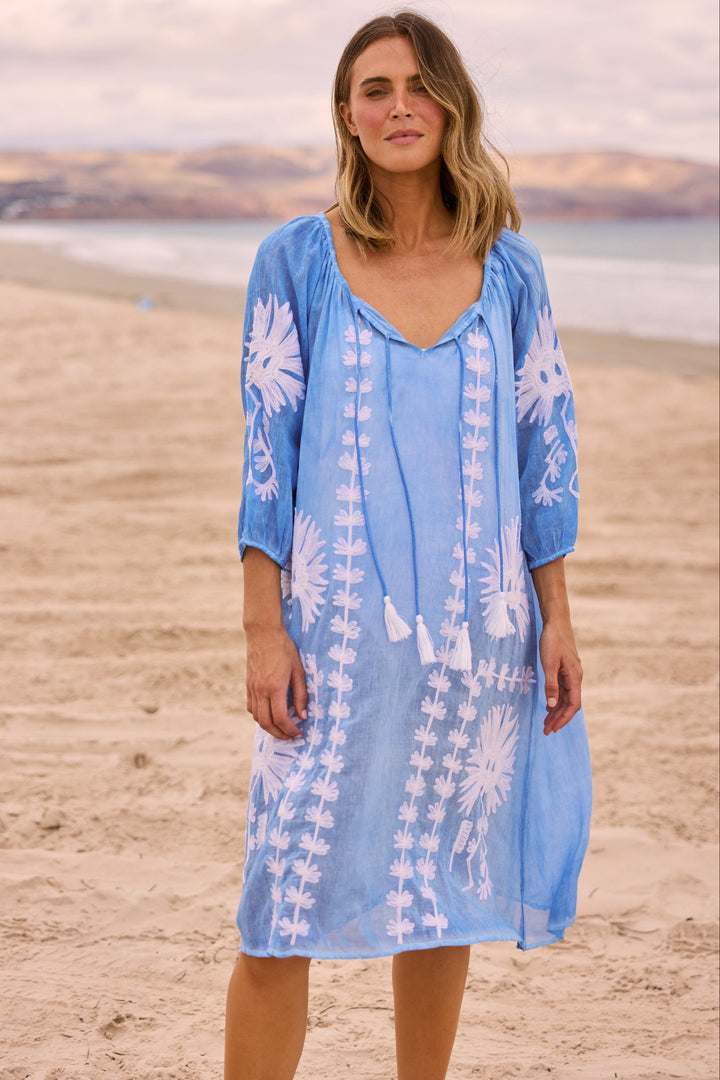 Aloha Dress - Blue