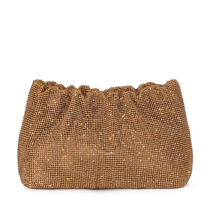 Jessie Crystal Mesh Pouch - Bronze