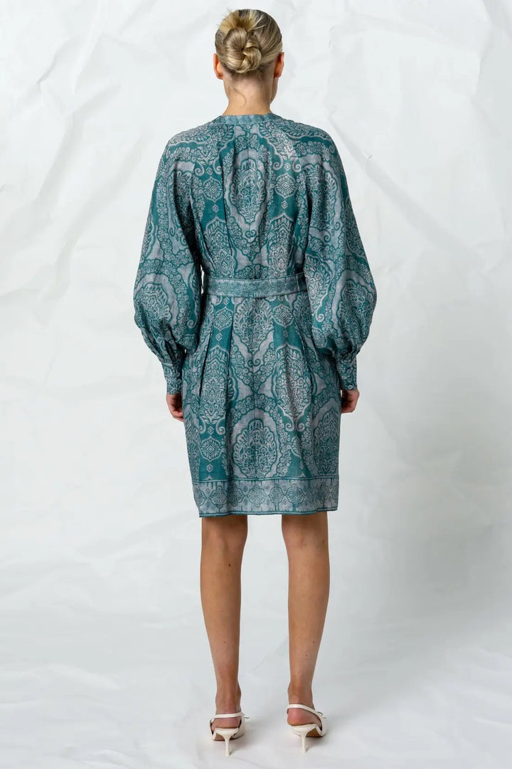 Riley Dress - Indigo Henna