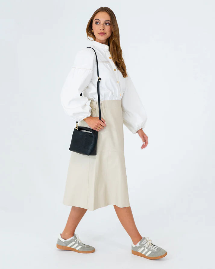 Linton Crossbody - Black Pebble