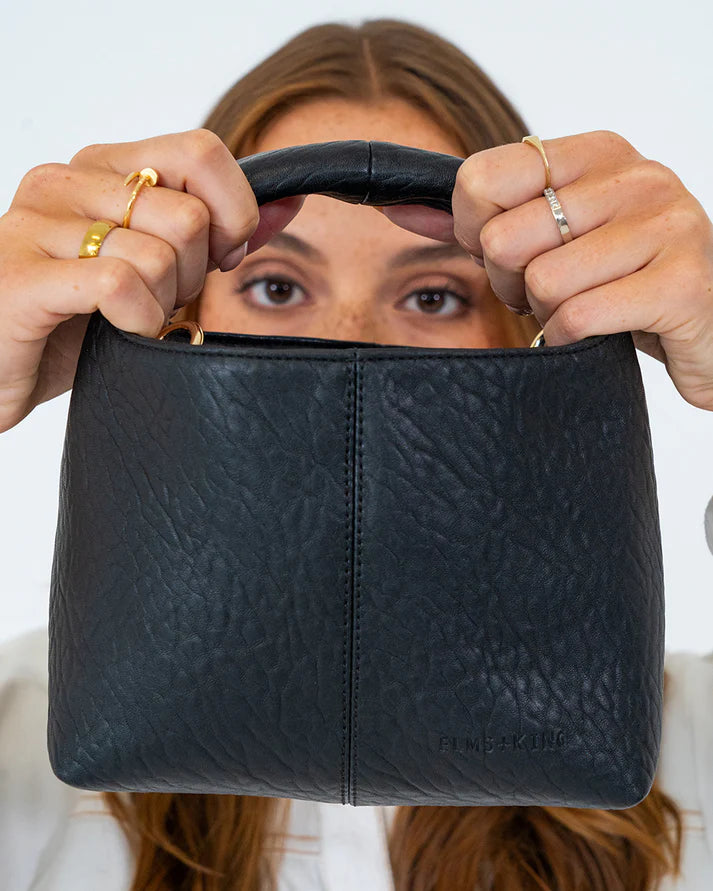 Linton Crossbody - Black Pebble