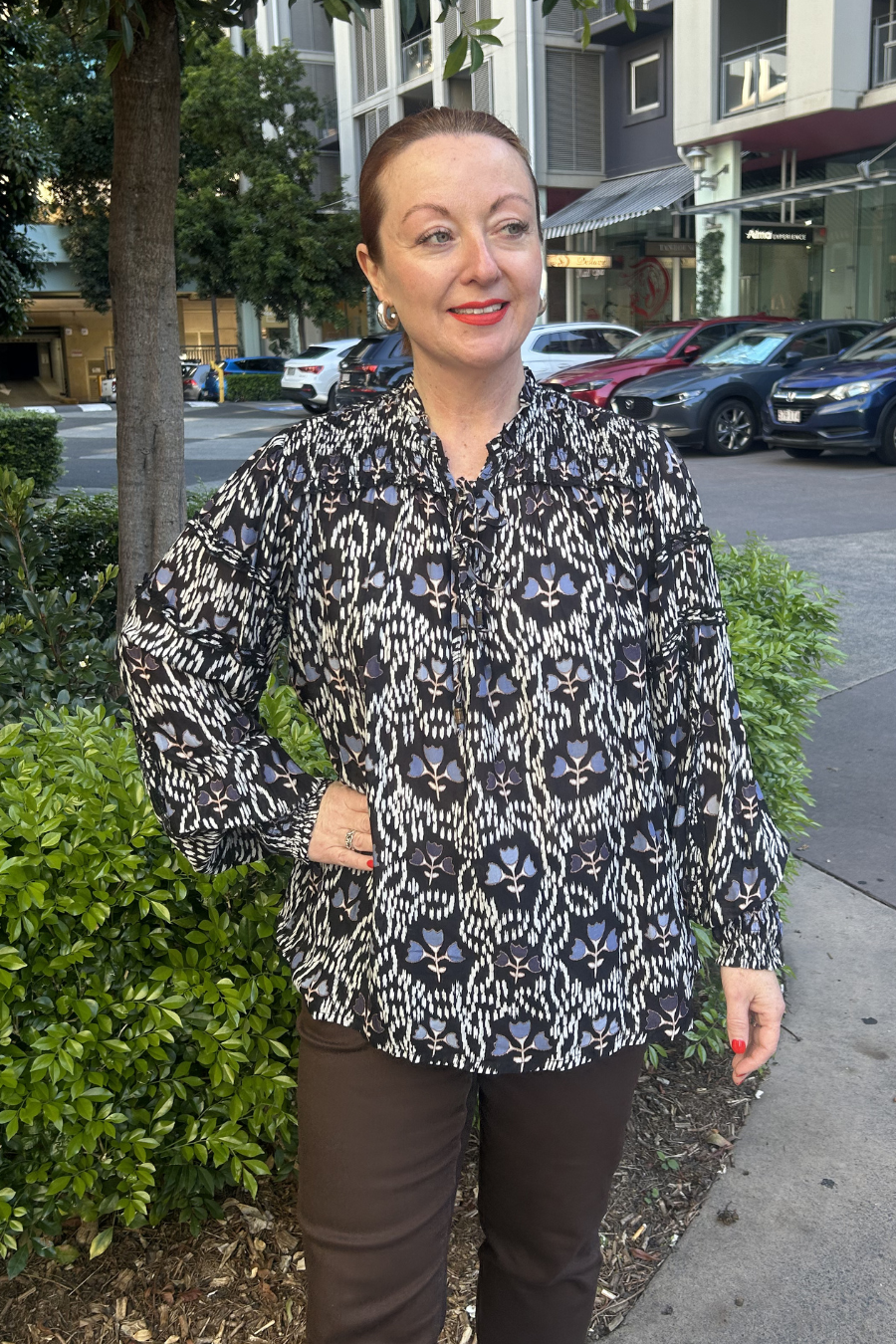 Luna Blouse - Blue