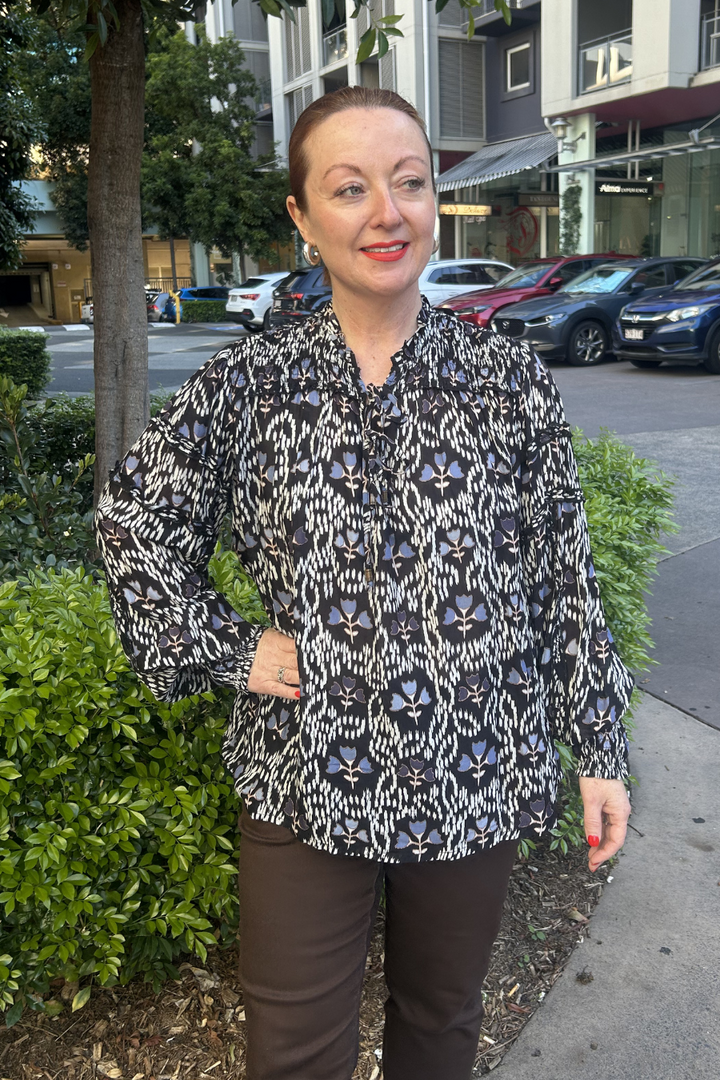 Luna Blouse - Blue