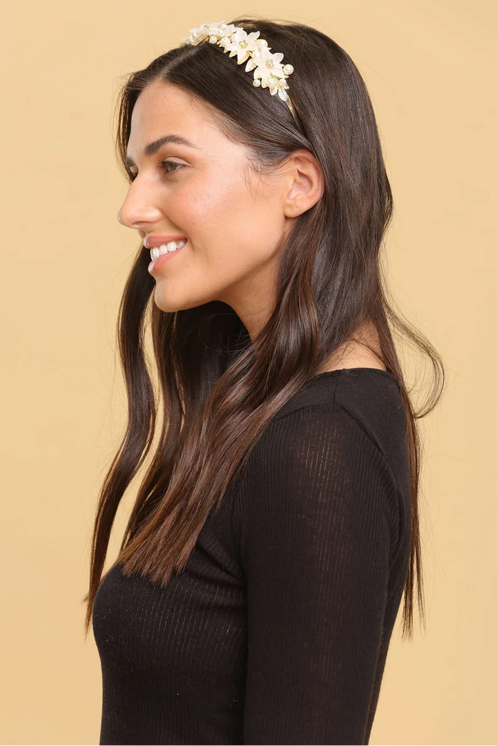 Fleur Headband - Gold