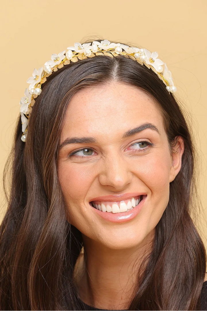 Fleur Headband - Gold