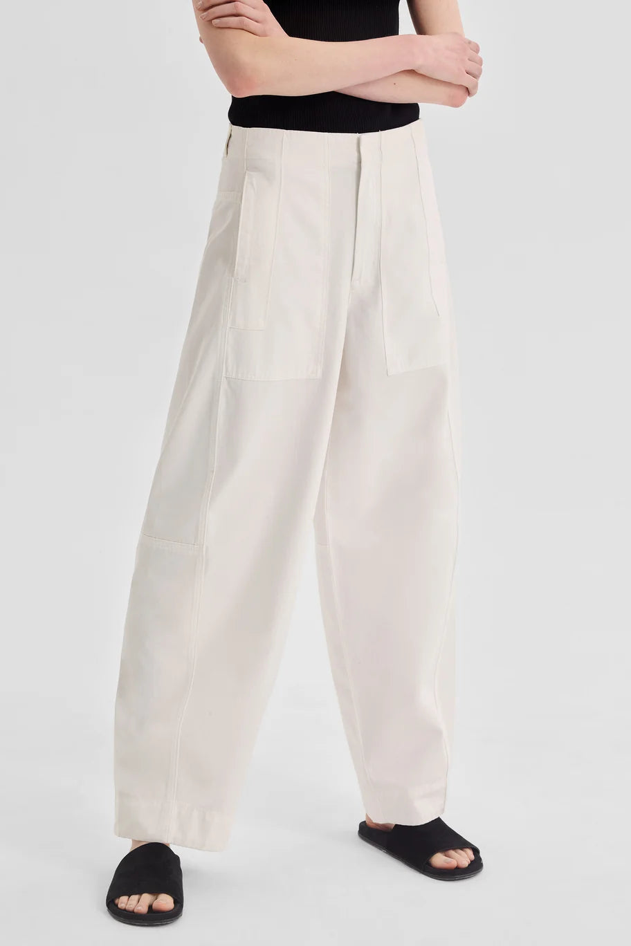 Henry Cargo Pant - White