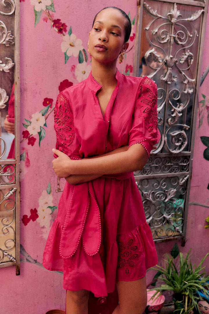 Once Was Jamila Dress Ruby