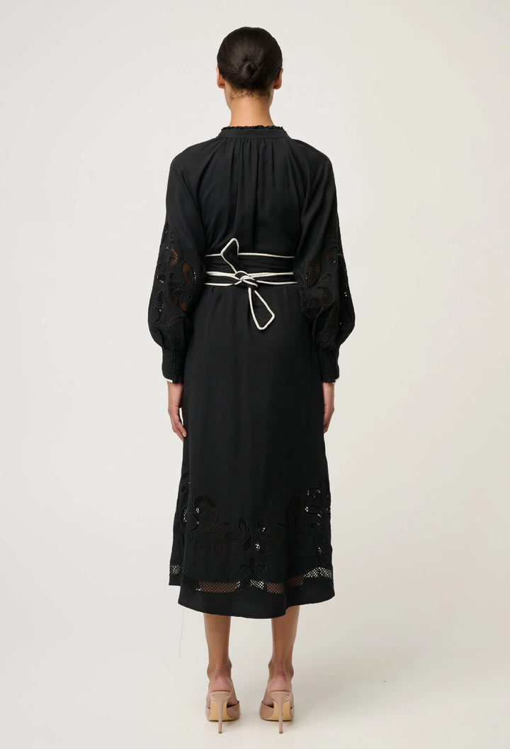 Rhea Tencel Maxi Dress - Black