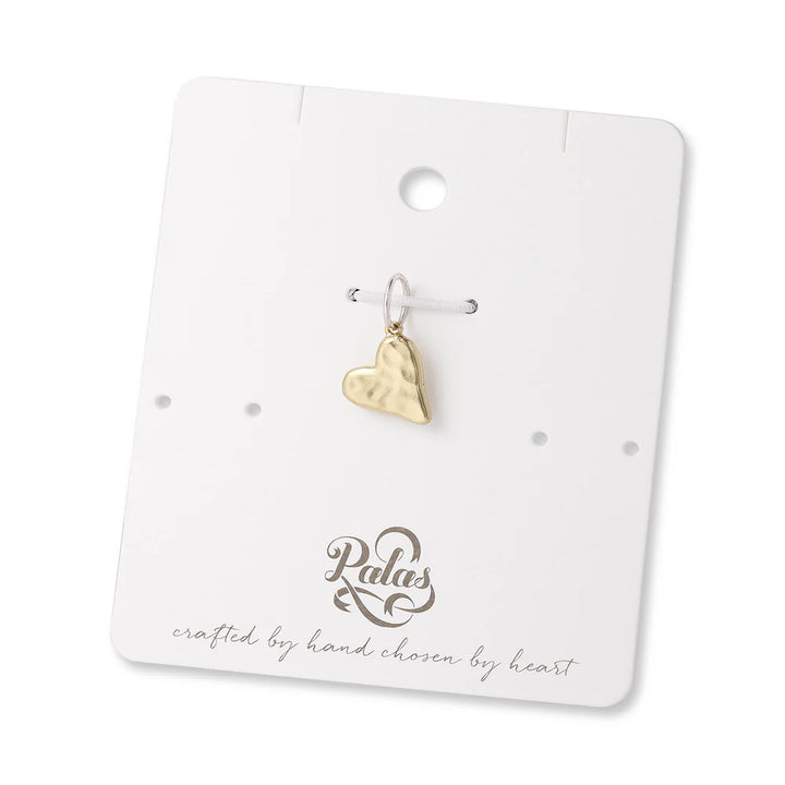 Made of Love Heart Charm