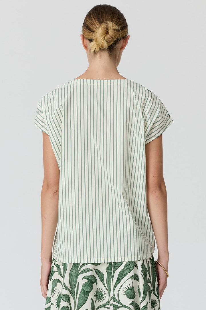 Botanica Top with Contrast Back