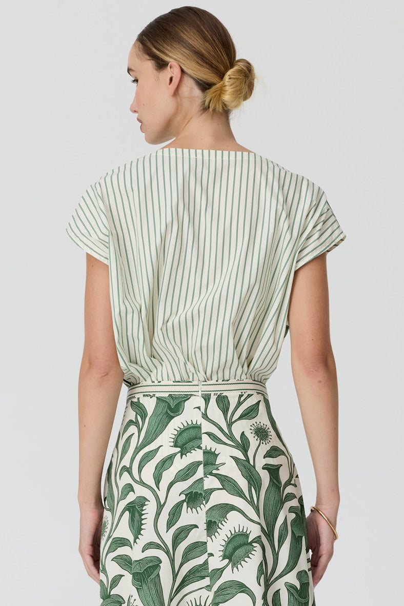 Botanica Top with Contrast Back
