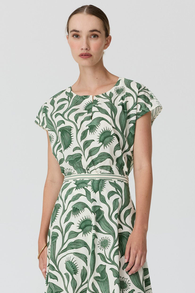 Botanica Top with Contrast Back