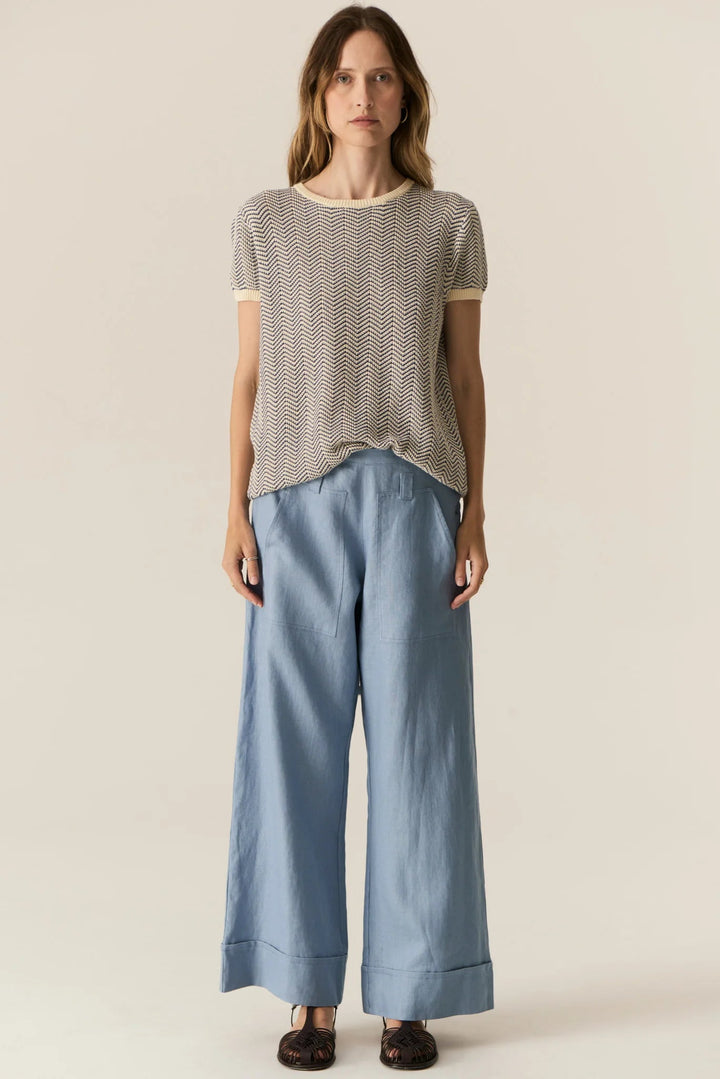 Pol Clothing Saga Pant Blue