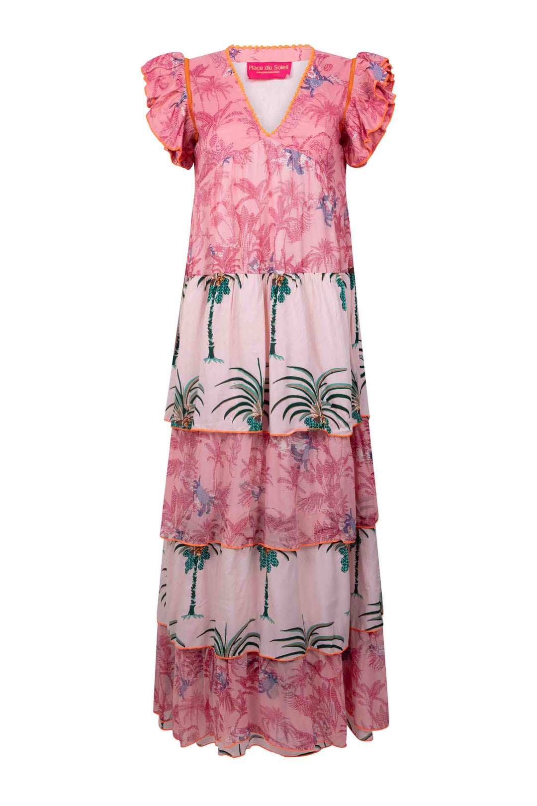 Place Du Soleil Dress 441 - Multi Tier Palm