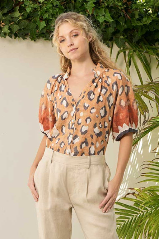 Sadie Blouse - Ibiza Tan