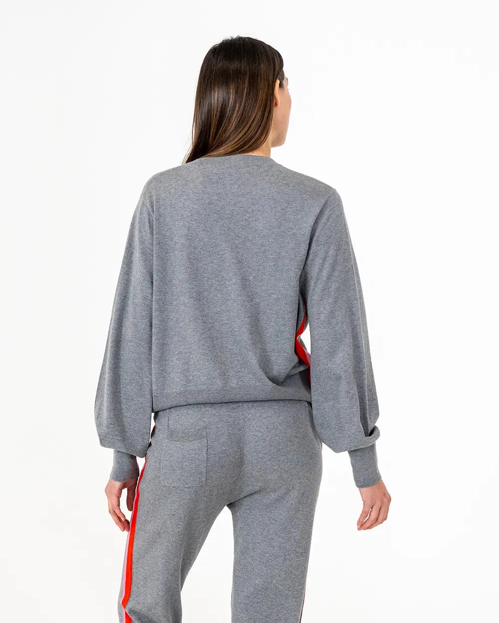 Winnie Speed Stripe Sweater - Thunder Grey Sport