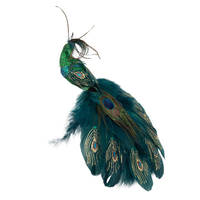 Clip on Peacock Green - Large