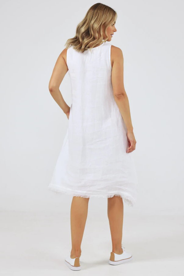 Holiday Miranda Dress - White
