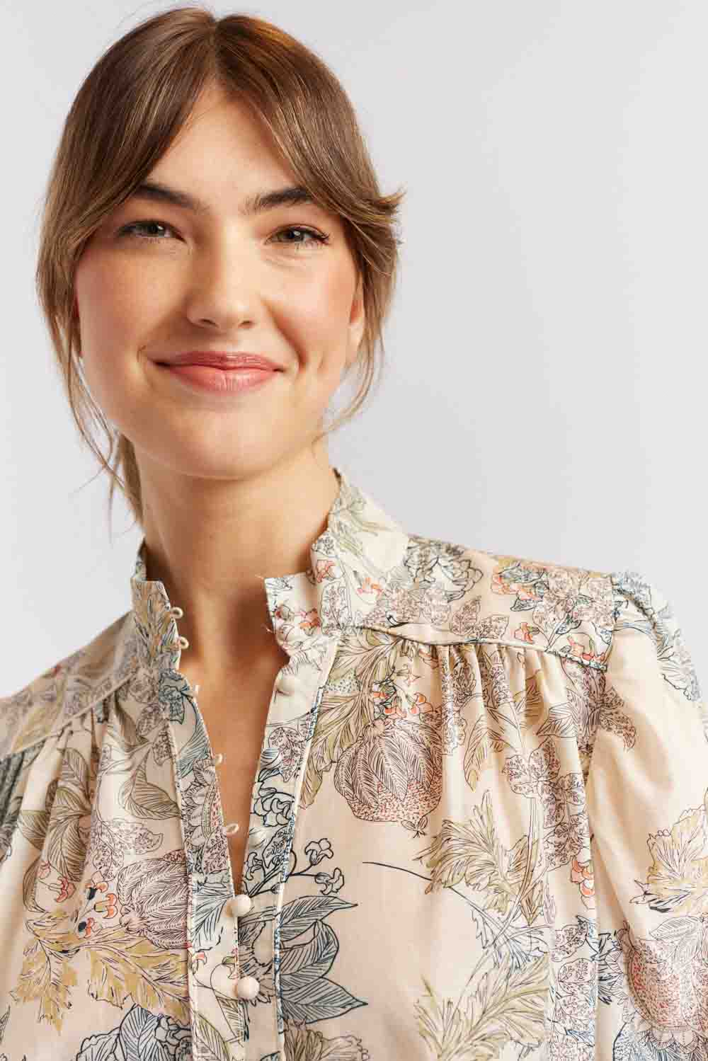 Rosemary Aster Shirt - Wheaten
