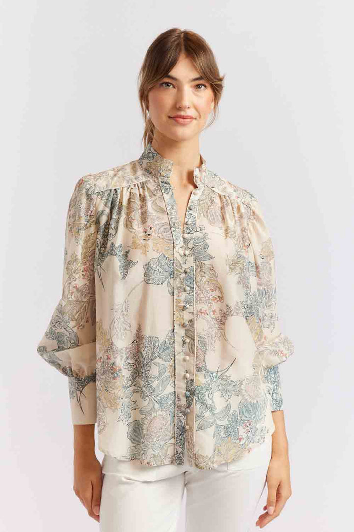 Rosemary Aster Shirt - Wheaten