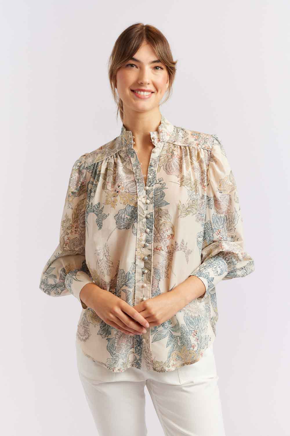 Rosemary Aster Shirt - Wheaten