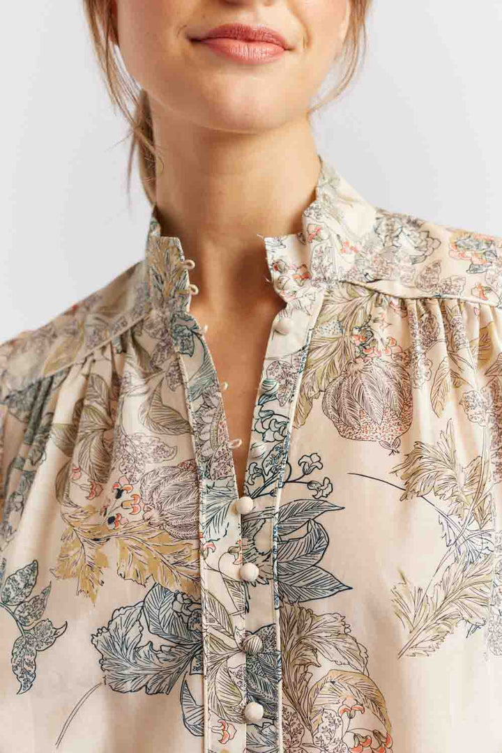 Rosemary Aster Shirt - Wheaten