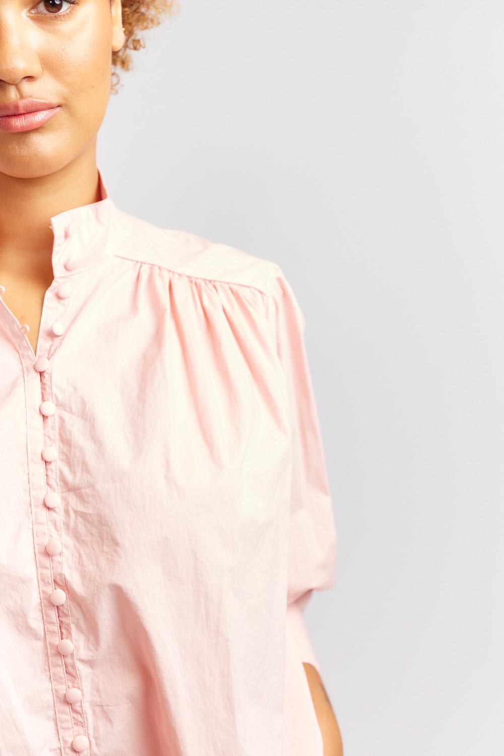 Rosemary Poplin Shirt - Rosette