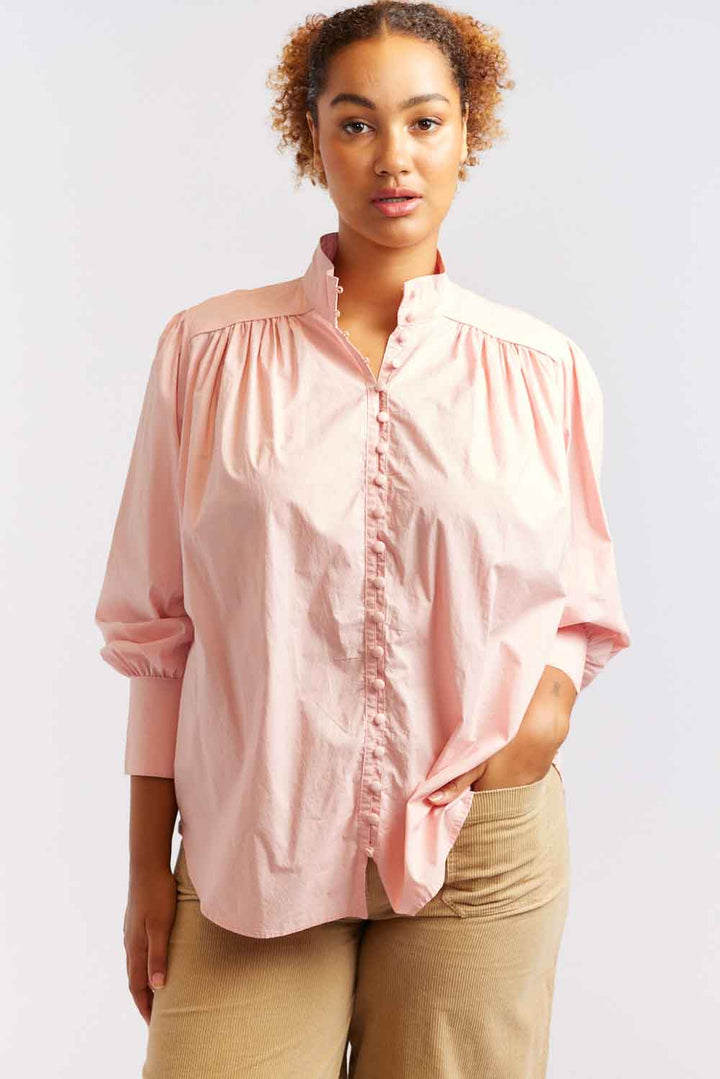 Rosemary Poplin Shirt - Rosette