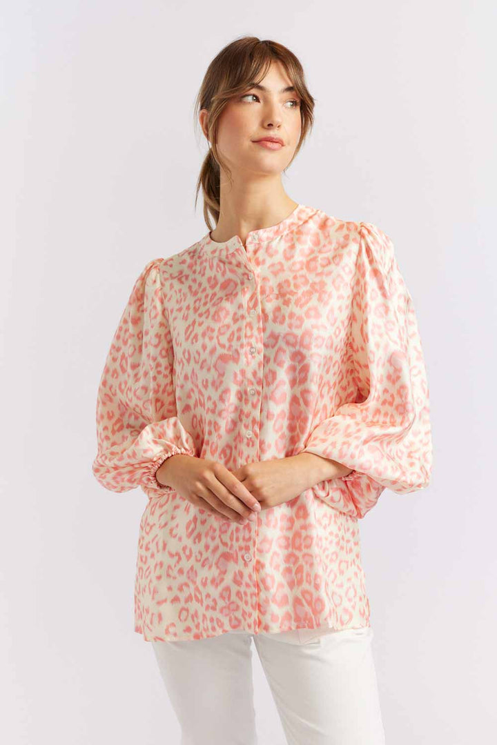 Magnolia Shirt Animal - Pink