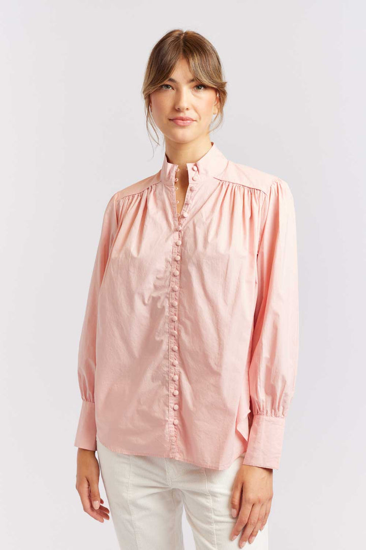 Rosemary Poplin Shirt - Rosette