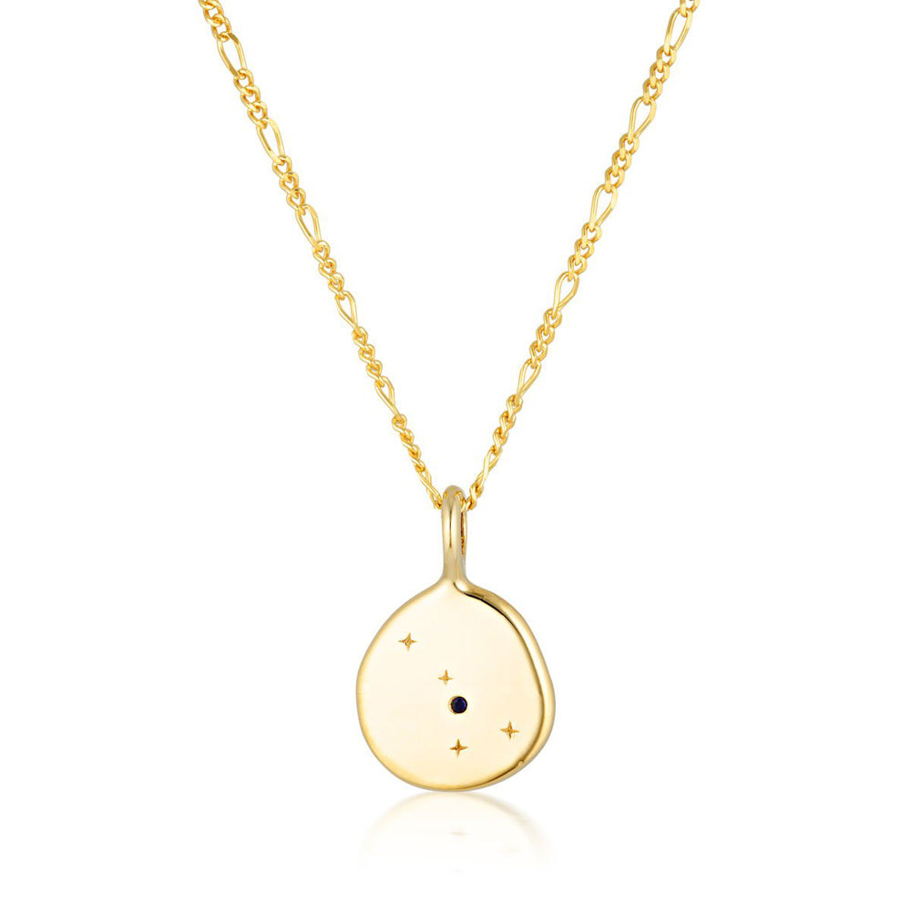 Zodiac Necklace - Cancer - Gold