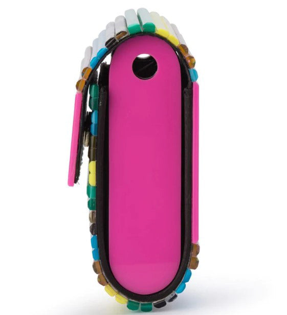 Stacer Acrylic Foldover Clutch - Rainbow