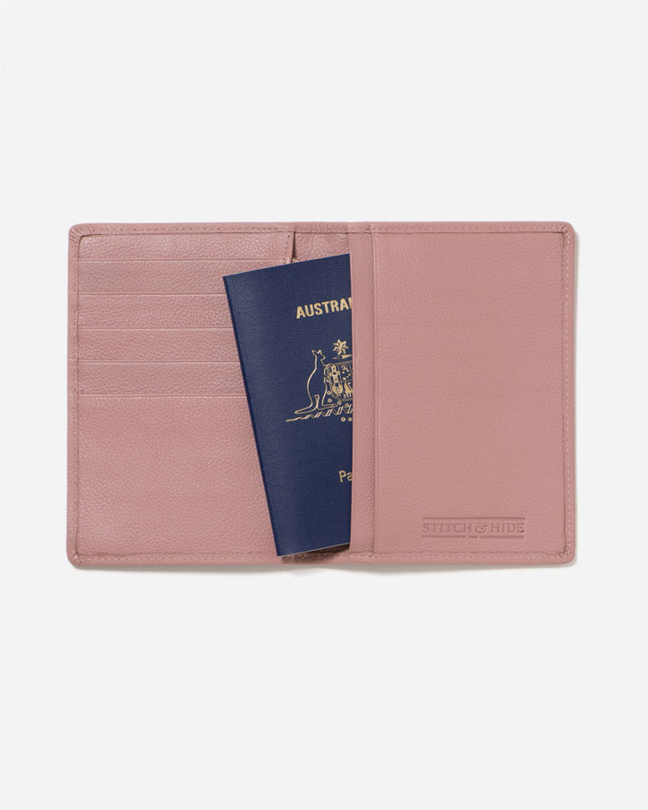 Passport Holder - Dusty Rose